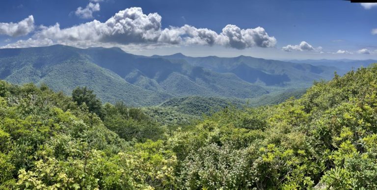 East Ride Overlooking 14. A Reflection on Greybeard Overlook and Big East Fork River Trails ...