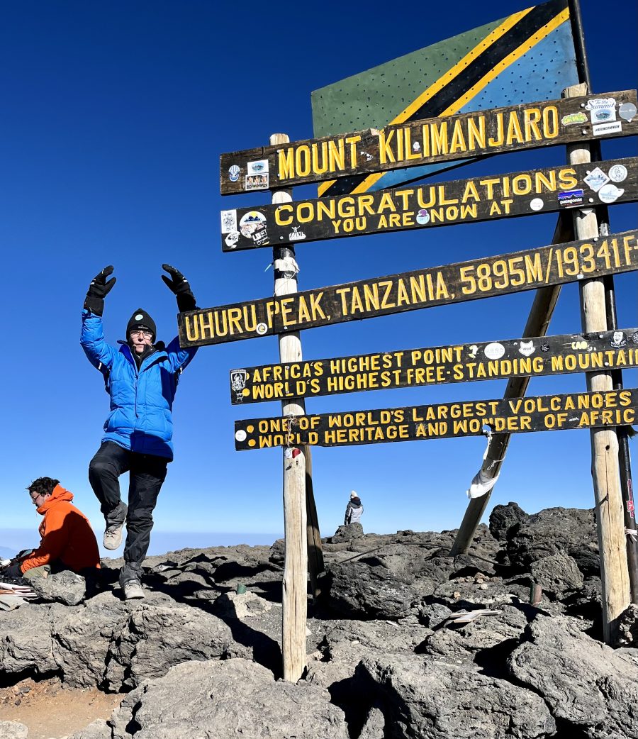 25.  The Summit of Kilimanjaro – August&nbsp;14